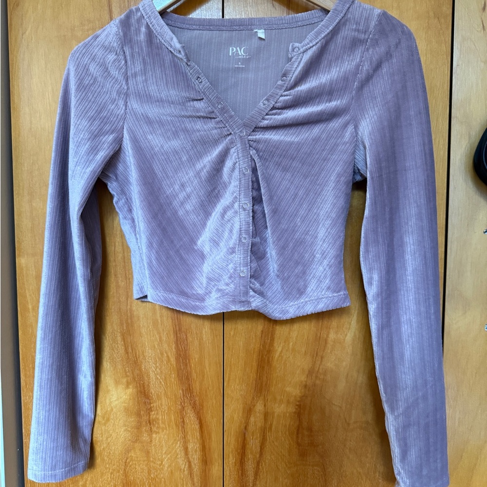 PacSun lavender long sleeve top